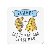 Beware VerrüCkte Mac Und KäSe Mann KüHlschrankmagnet Lustiger Witz Essen Lover