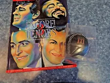 1994 Encore III Tenors official program, Dodger Stadium Signed Black Baceball