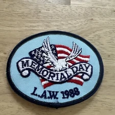 L.A.W. League Of American Wheelmen Patch - Memorial Day 1988