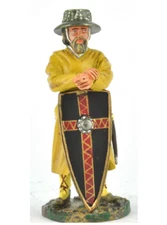 Infantryman Kingdom of the Isles 12th century delPrado Medieval Soldiers 41 1:32