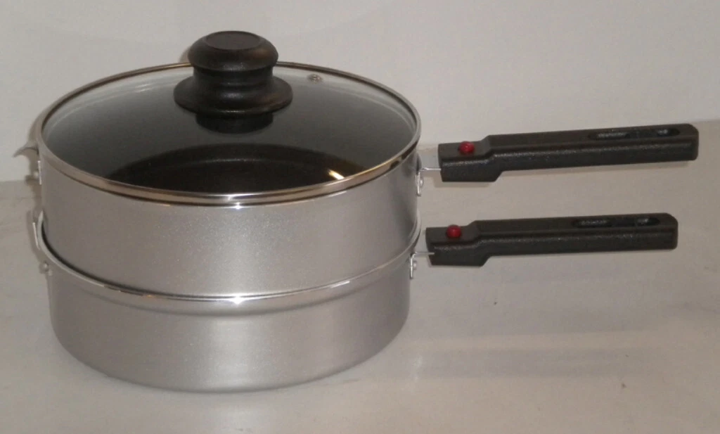 Double skillet oven pan camping cooking Campers Motorhomes Caravans Tents flats