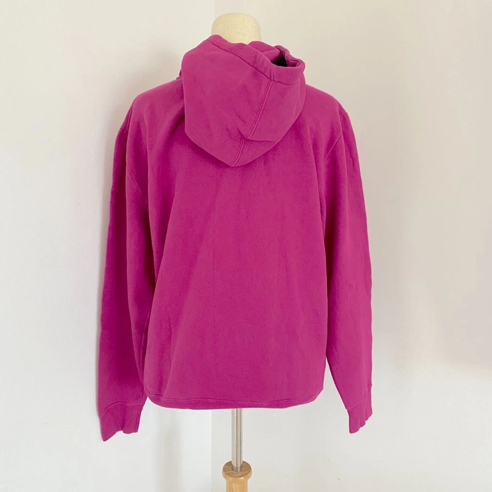 Sudadera con capucha con cordón estampado logotipo Saint Laurent. Foto 2 de 4