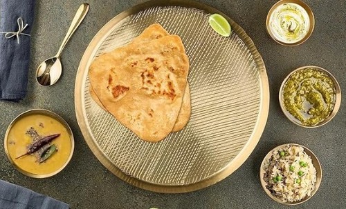 Pure Bronze Kansa Matt Finish Ayurveda Dinner Set,Bronze Plate - Kansa Full Plat - Picture 2 of 2