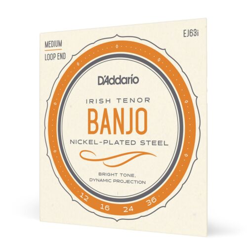 D'Addario EJ63i Irish Tenor Banjo Strings, Nickel, 9-30 - Picture 1 of 4