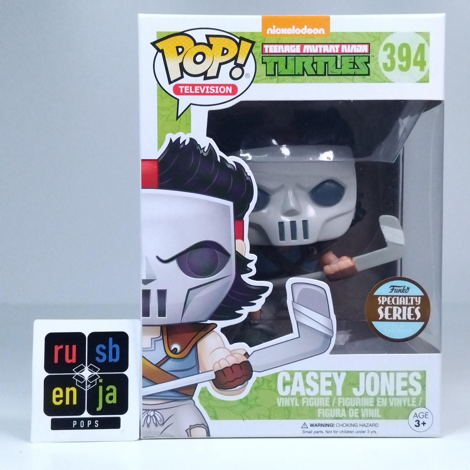 Funko Pop! Tv Retro Teenage Mutant Ninja Turtles Tmnt Casey Jones #394