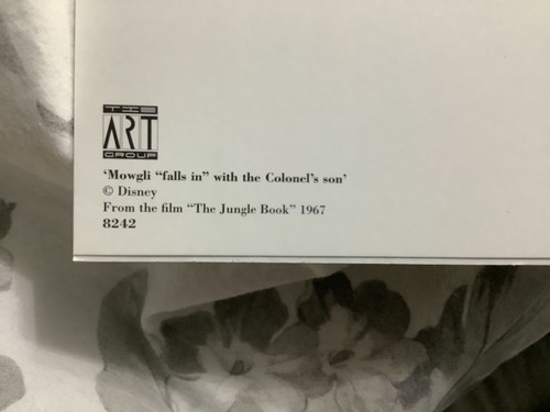 Disney The jungle book Art Group fine print blank greeting card new - Picture 3 of 5