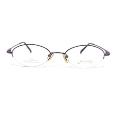 Contempo CO-4302 Lavender Eyeglasses purple Lavender round Half rim 52-18 140 mm