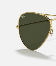 Ray Ban 3025 aviator goccia coppia lenti di ricambio da sole grigio verdi G15