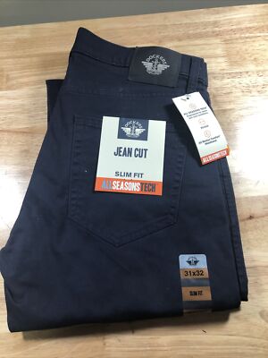 Pantalon Homme DOCKERS Taille 42/32 - Bleu, Coupe Slim Fit - NEUF Avec étiquettes