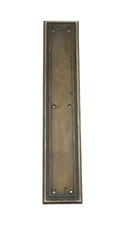 Cast Bronze 16 in. Russwin Copley Door Push Plate