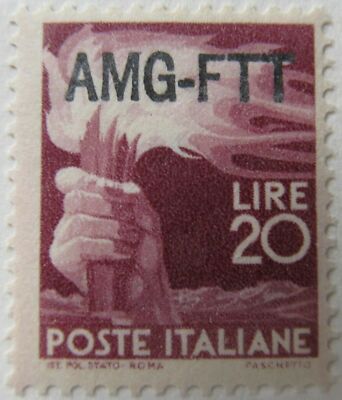 Italy AMG FTT Trieste 1949-50 Democratica 20L fine MNH** A16P9F654