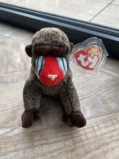 Ty Beanie Babies ~ Cheeks the Baboon ~ With Tags ~ Mint