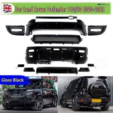 007 STYLE 9PCS BODY KIT FOR LAND ROVER DEFENDER 90 & 110 BUMPER COVER TRIMS 20+