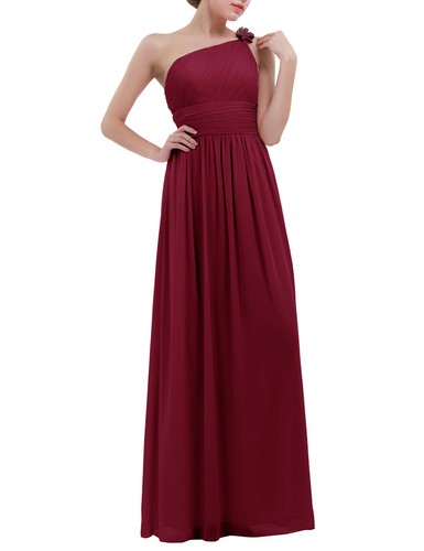 Women's Chiffon Bridesmaid Dress Long Dresses Wedding Prom Formal Party Gown - Picture 23 of 117