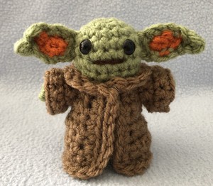 Details About Amigurumi Hand Crocheted Star Wars Baby Yoda Like With Cloak 3 1 2 Small Doll Details About Amigurumi Hand Crocheted Star Wars Baby Yoda Like With Cloak 3 1 2 Small Doll