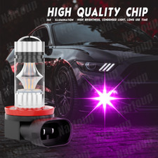 Pink&Purple H11 H8 LED Fog Driving Lights Foglight DRL Bulb Lamp Car Accessories
