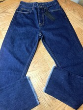 CARMAR Sebastian Mom Jeans NEW 168 Raw Hem 100 Cotton Made in USA Womens 24