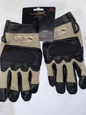 Wiley X Hybrid Coyote 2XL G241, Removable Knuckle Tactical Gloves, pair