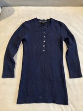 Beautiful - Marc by Marc Jacobs - 100% Cashmere Navy Sweater Dress - Size XS