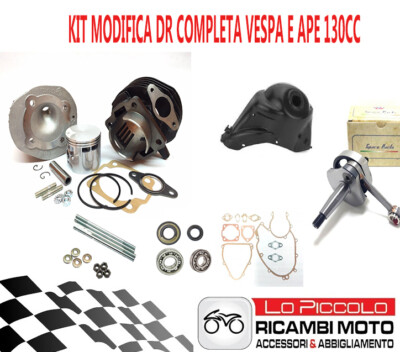 KIT MODIFICA 130 PER VESPA 50 HP GRUPPO TERMICO DR ALBERO