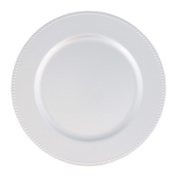 Deko Teller Ø 33Cm Unterlage Silber Weihnachtsdeko Tischdeko Decoplace®