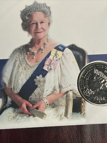 2000 1st Day Cover, Coin, & Portrait- Centenary Of The Queen Mother. B10 - Picture 3 of 7
