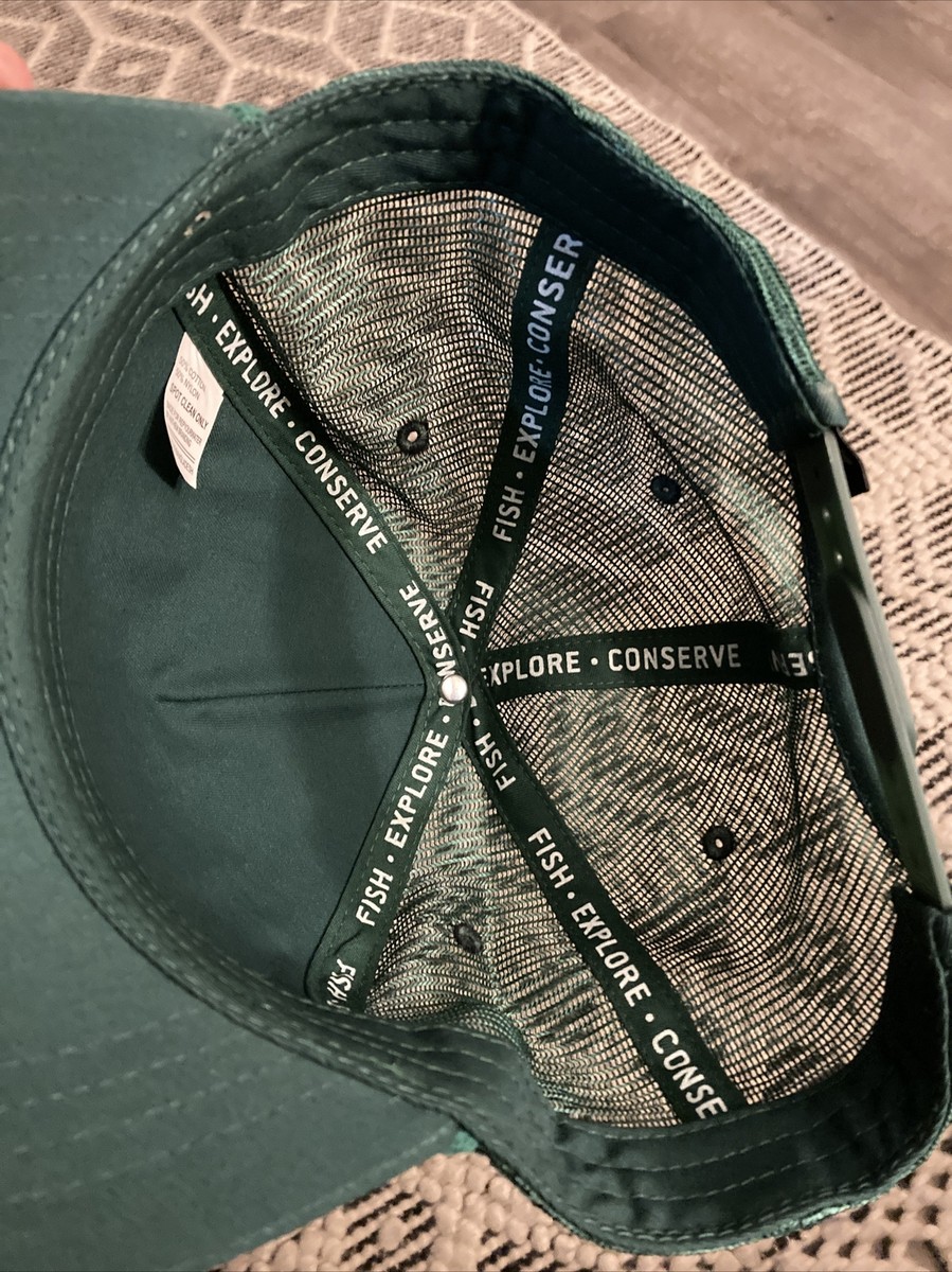Casquette Camionneur RepYourWater - Ours Noir/saumon - Vert Mousse - Neuve