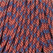550 Paracord Stars n' Stripes 100 FT USA MADE same day shipping