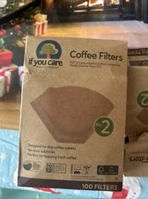 If You Care FSC Unbleached No 2 Coffee Filters, 100 Count