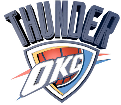 Oklahoma City Thunder Logo - Die Cut Laminated Vinyl Decal or Fridge Magnet
