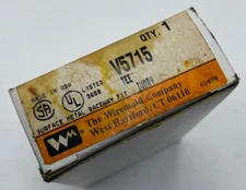 Legrand V5715 Raceway Metallic Tee Fitting Steel Cable Raceway 2-1/2", Ivory