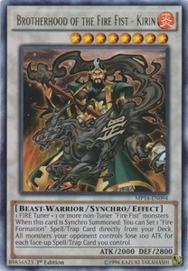Brotherhood of the Fire Fist - Kirin - MP14-EN094 - Rare - 1st Edition x3 - Near