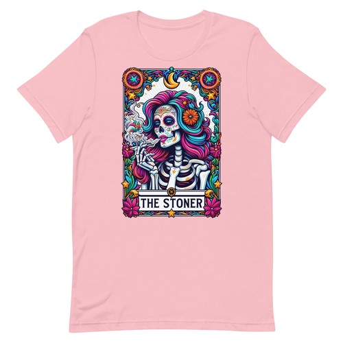 MAGLIETTA THE STONER ROSA FUMO - Foto 6 di 8