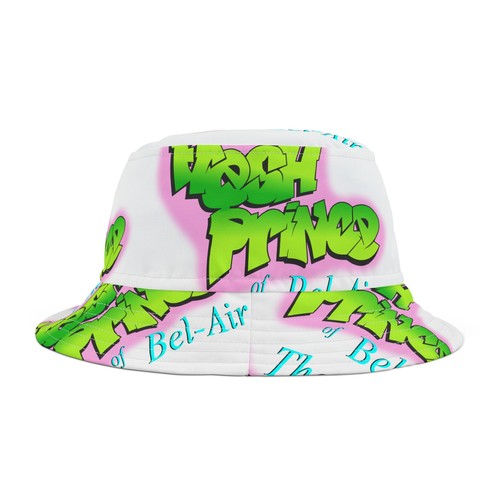 Fresh Prince Inspired Bucket Hat - Retro Style Summer Accessory - Picture 4 of 5