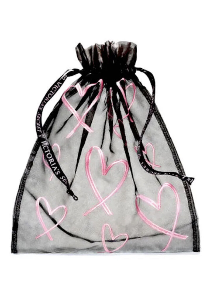 NWT Victoria's Secret Lingerie Travel Storage Bag Sheer