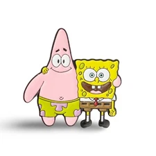 Spongebob SquarePants and Patrick Star Freindship Pin Brooch from TV Show