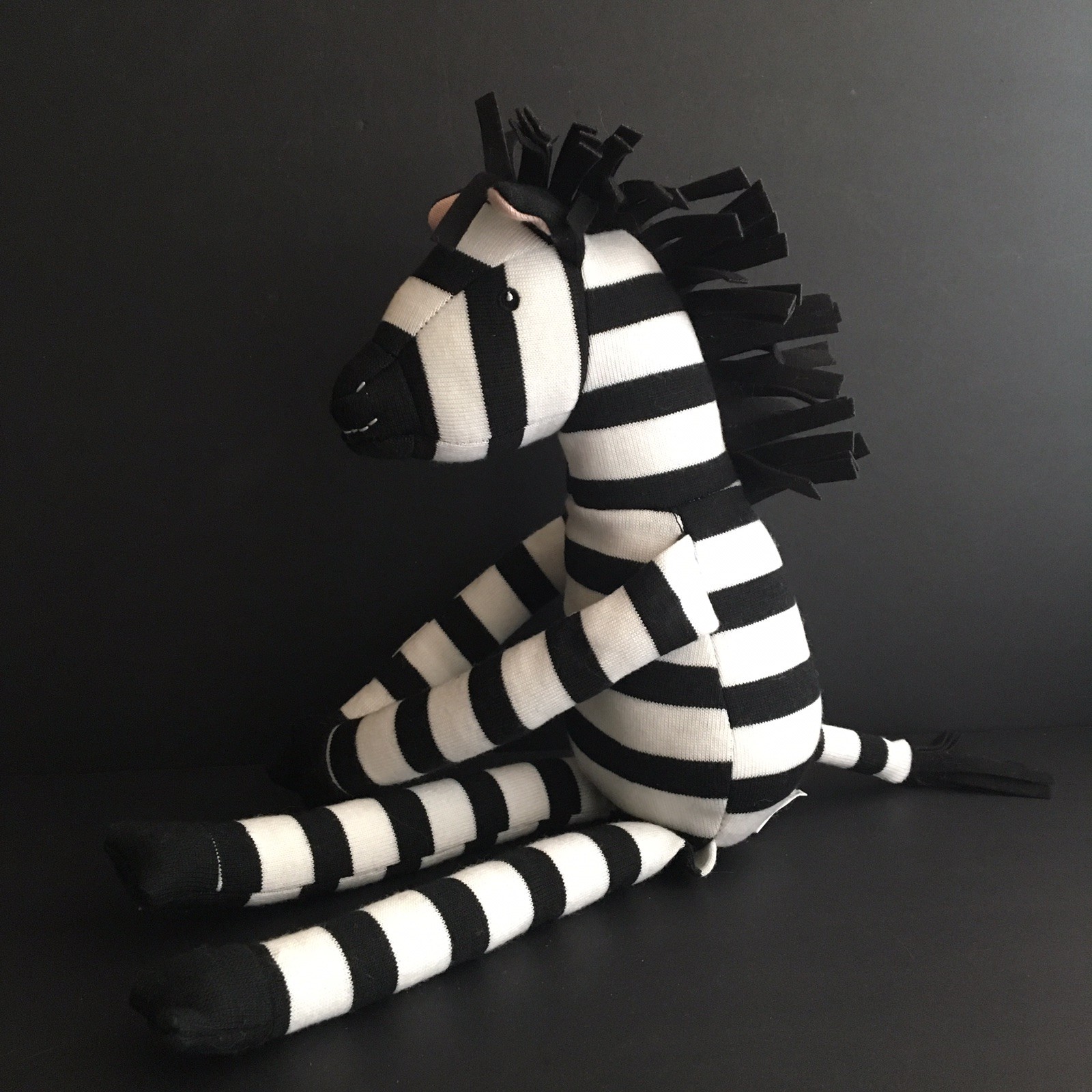 Pillowfort Zebra Mini Pillow 11" Plush Stuffed Animal 2017 Sock Puppet EXCELLENT eBay