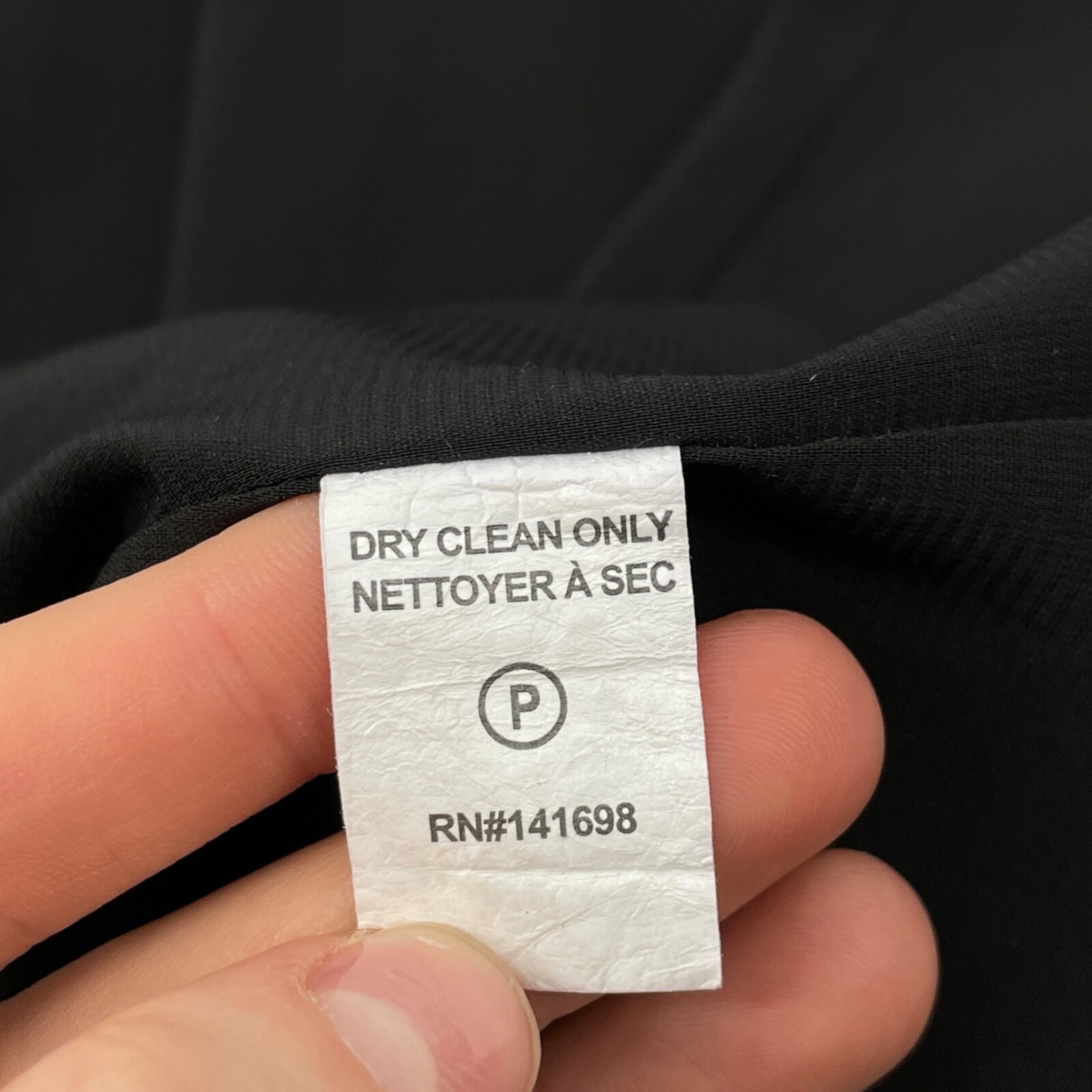 Ramy Brook womens size 4 Black Julie Midi Wrap Dress long sleeve lined thumbnail 9