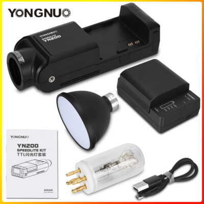 YONGNUO YN200 TTL HSS 2.4GHz 200W Pocket Flash Light Outdoor 