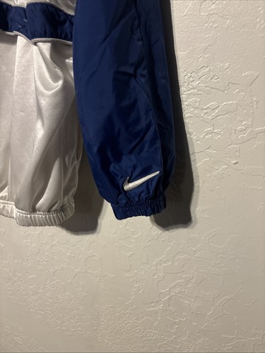 VINTAGE 90s Nike Windbreaker Track Jacket Men M LOGO Swoosh Basketball Yth M - Picture 7 of 7