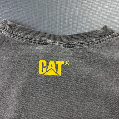 Caterpillar CAT Boys Small T-Shirt Gray Been There Dug That Excavator Graphic - Picture 8 of 9