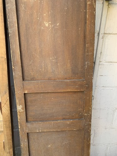 Panneaux latéraux de penderie, armoire ancien Pichpin? Chêne ? 204cm x48,5 x 6 - Afbeelding 8 van 8