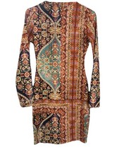 ASOS Women’s Size 6 Bodycon Dress Colorful Retro Sexy Curvy Party Stretchy