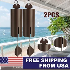 2XLarge Deep Resonance Serenity Metal Bell Heroic Wind Chime Outdoor GardenDecor