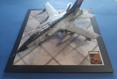 Tornado IDS ECR 1/48 Base Diorama A.M.I. 6th STORMO cm.33x33x1