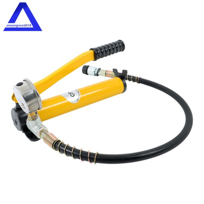 #ad #ad Portable CP 180 Hydraulic Hand Pump with Oil Gauge Max Pressure Output 8500PSI $51.78