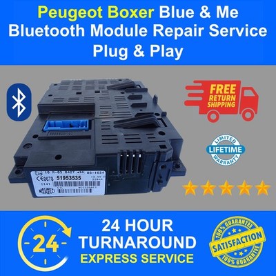 Peugeot Boxer Blue And Me Bluetooth Module REPAIR SERVICE Plug