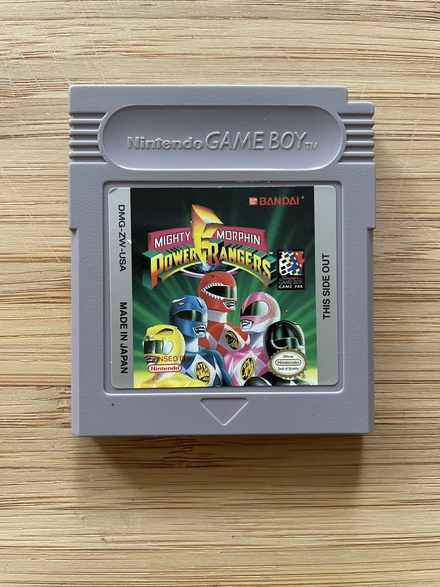 マイティモーフィン パワーレンジャース ザムービー ゲームボーイ 動作