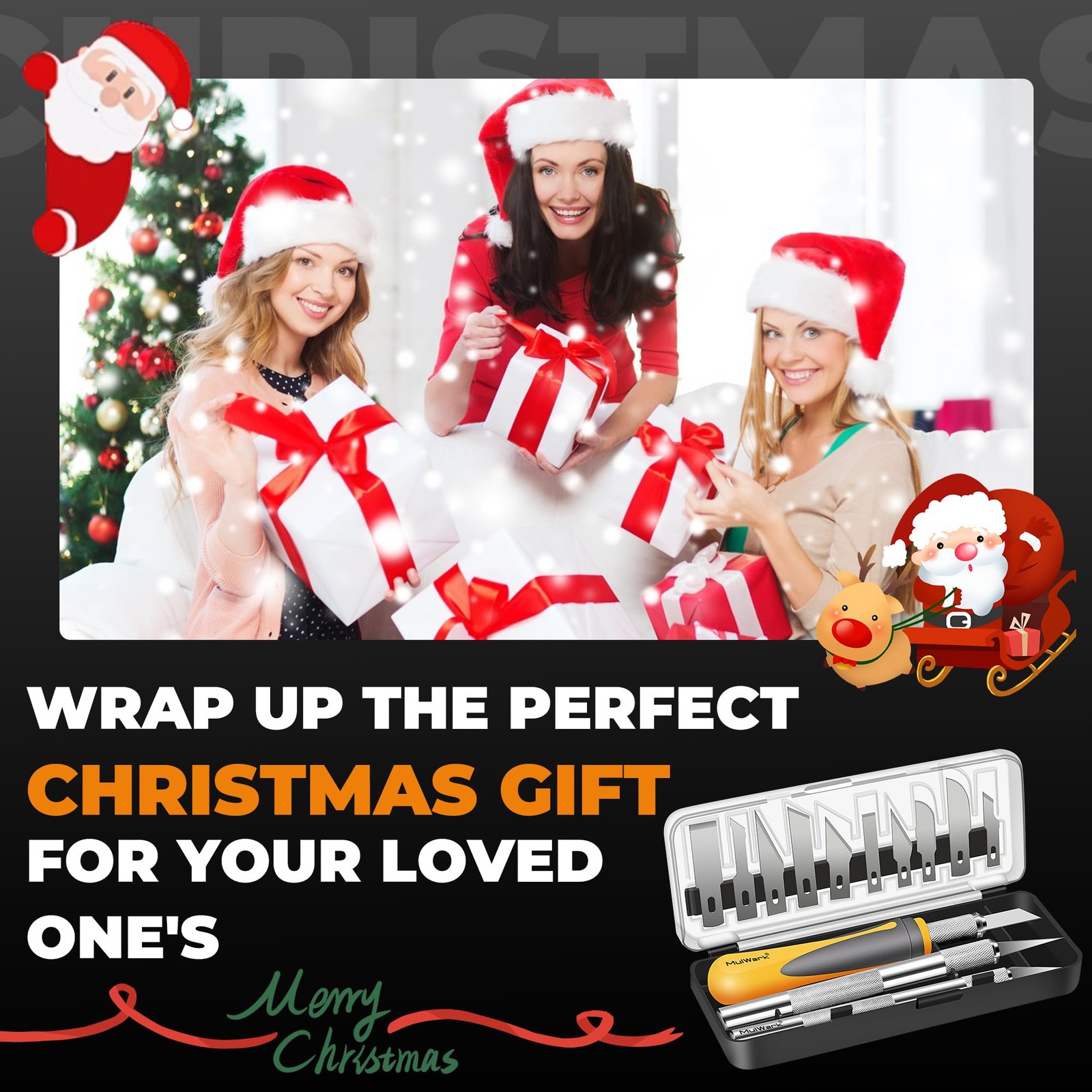 MulWark Exacto Knife Set | Craft Knife Kit | 16pc Precision Craft Hobby Kit ...