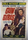 GUN GIRLS Movie Poster (Fine-) One Sheet 1957 Bad Girls 28793 — photo 1